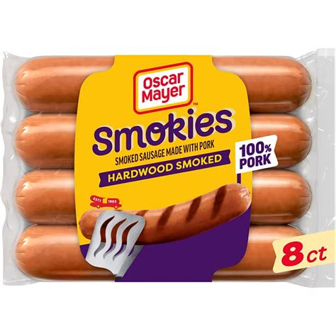 How does OSCAR MAYER, Smokies (beef) fit into your Daily Goals - calories, carbs, nutrition