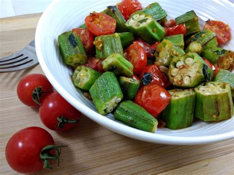 How does Okra Sauteed with Tomato fit into your Daily Goals - calories, carbs, nutrition