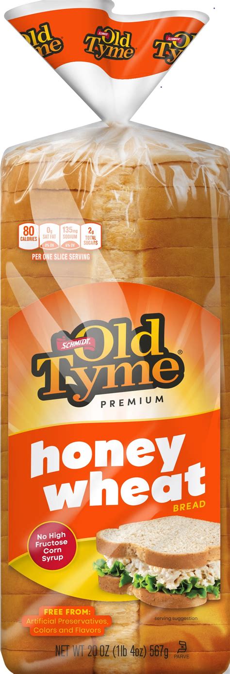 How does Old Tyme Honey Wheat Bread fit into your Daily Goals - calories, carbs, nutrition