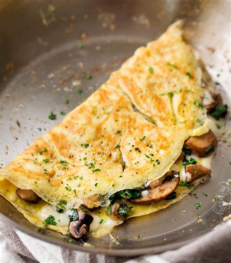 How does Omelet Bacon Mushroom Spinach & Swiss fit into your Daily Goals - calories, carbs, nutrition