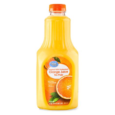 How does Orange Juice 100% fit into your Daily Goals - calories, carbs, nutrition