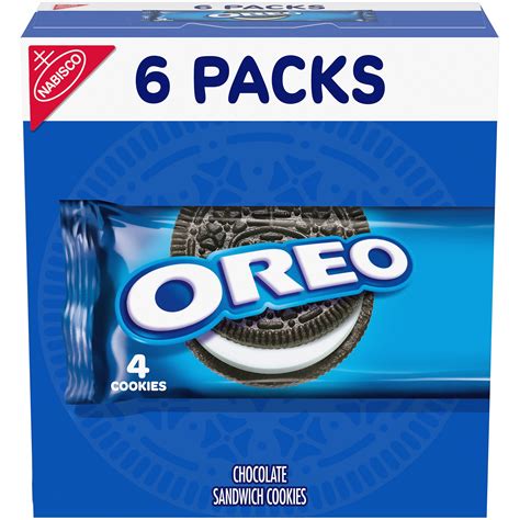 How does Oreo 6 Pack fit into your Daily Goals - calories, carbs, nutrition