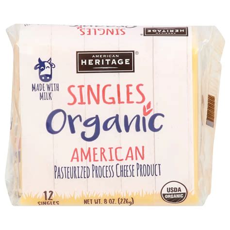 How does Organic American Singles Cheese fit into your Daily Goals - calories, carbs, nutrition