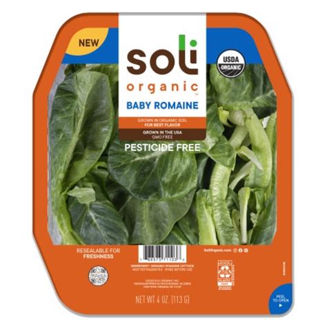 How does Organic Baby Romaine fit into your Daily Goals - calories, carbs, nutrition