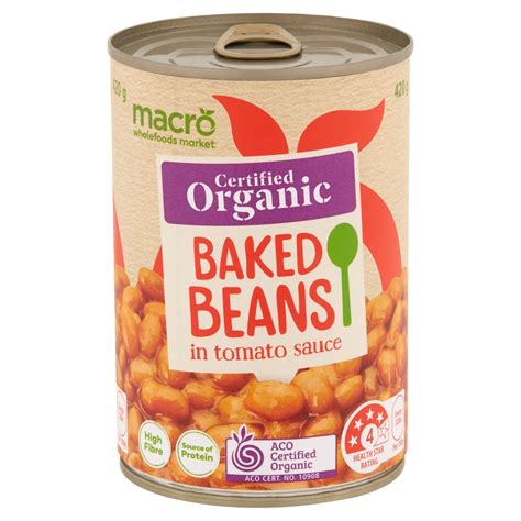 How does Organic Baked Beans fit into your Daily Goals - calories, carbs, nutrition