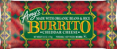 How does Organic Beans and Rice Burrito W Cheddar Cheese fit into your Daily Goals - calories, carbs, nutrition