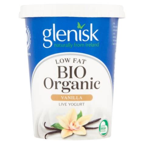 How does Organic Low Fat Vanilla Yoghurt fit into your Daily Goals - calories, carbs, nutrition