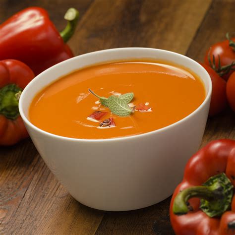 How does Organic Roasted Red Pepper and Tomato Soup fit into your Daily Goals - calories, carbs, nutrition