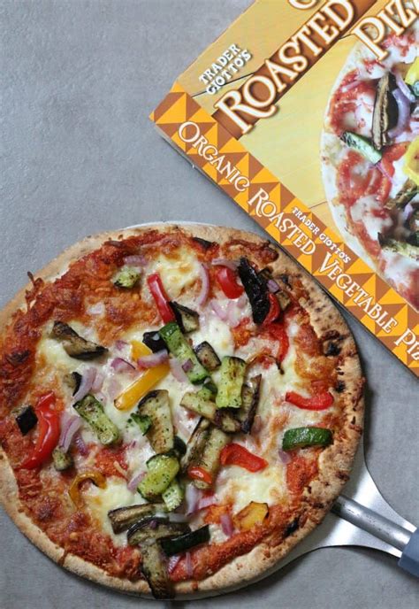 How does Organic Roasted Vegetable Pizza fit into your Daily Goals - calories, carbs, nutrition