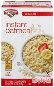 How does Original Flavor Oatmeal fit into your Daily Goals - calories, carbs, nutrition