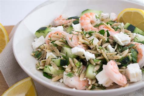 How does Orzo with Shrimp, Dill and Cucumber fit into your Daily Goals - calories, carbs, nutrition