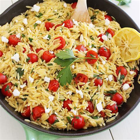 How does Orzo with Tomato, Feta & Mozzarella fit into your Daily Goals - calories, carbs, nutrition