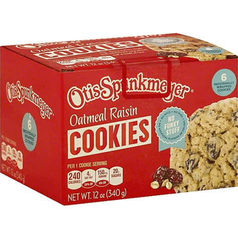 How does Otis Spunkmeyer, Oatmeal Raisin Cookie, Reduced Fat fit into your Daily Goals - calories, carbs, nutrition