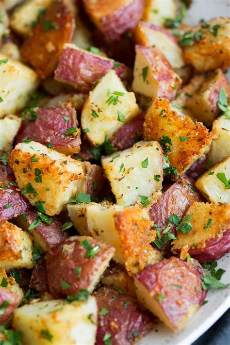 How does Oven Roast Garlic Red Potatoes fit into your Daily Goals - calories, carbs, nutrition