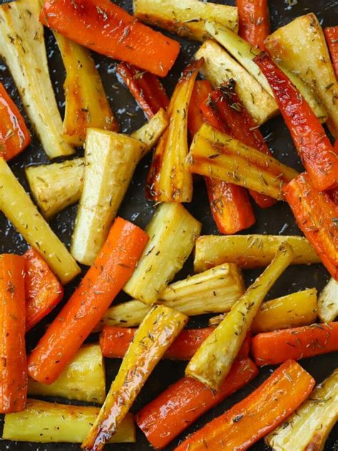 How does Oven Roasted Carrots, Parsnips and Red Onions fit into your Daily Goals - calories, carbs, nutrition