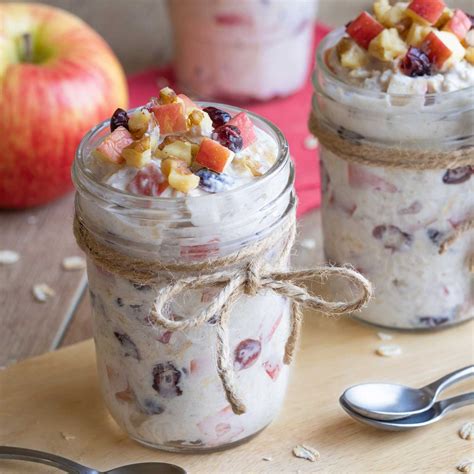 How does Overnight Oats with Cranberry Apple Topping fit into your Daily Goals - calories, carbs, nutrition