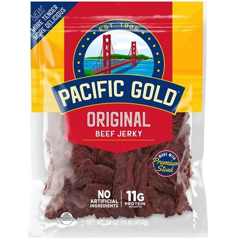 How does Pacific Gold Turkey Jerky fit into your Daily Goals - calories, carbs, nutrition