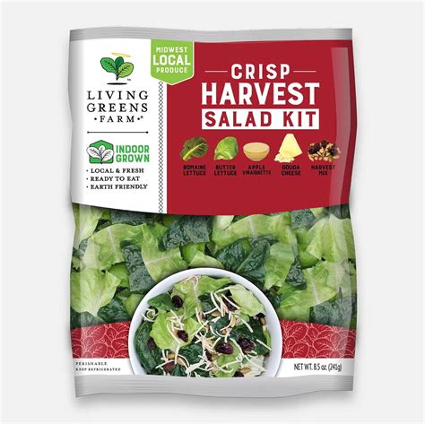 How does Packaged Salads - Fall Harvest Kit fit into your Daily Goals - calories, carbs, nutrition