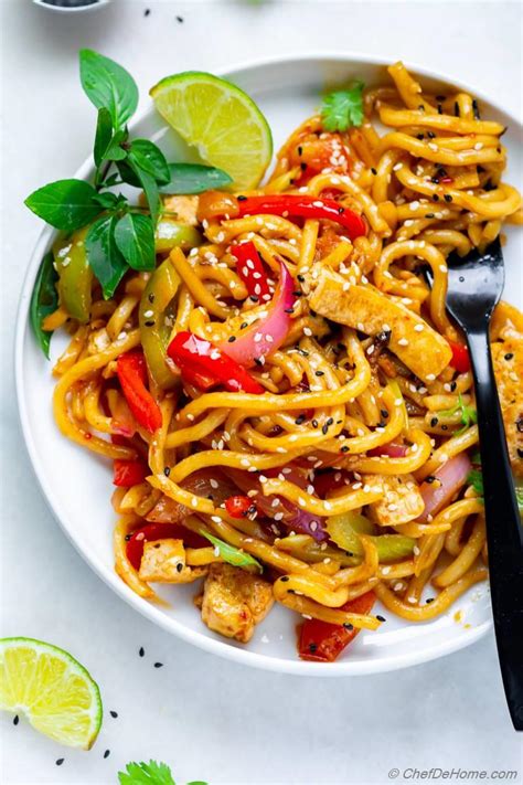 How does Pan Fried Udon Noodles fit into your Daily Goals - calories, carbs, nutrition