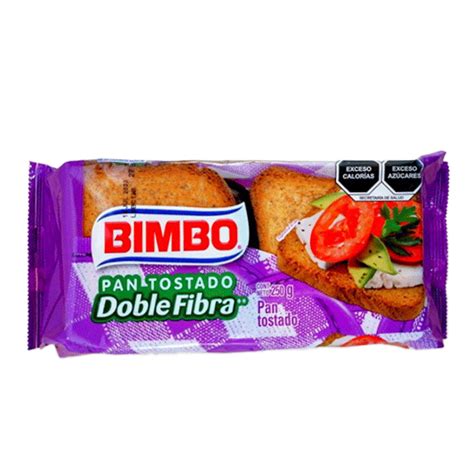 How does Pan Tostado Doble Fibra fit into your Daily Goals - calories, carbs, nutrition