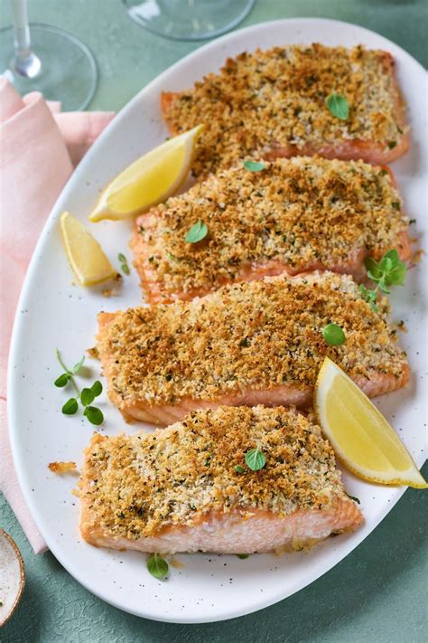 How does Panko Crusted Salmon fit into your Daily Goals - calories, carbs, nutrition