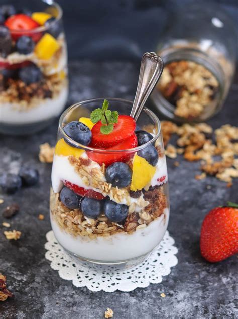 How does Parfait with Granola fit into your Daily Goals - calories, carbs, nutrition