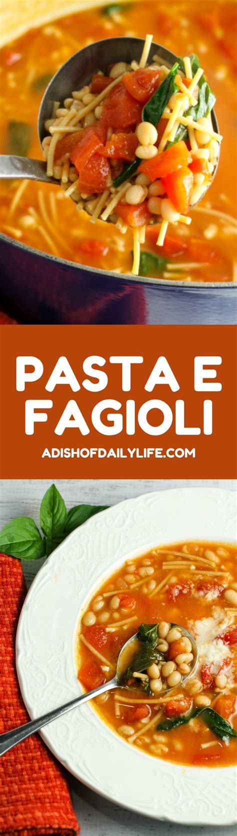 How does Pasta E Fagioli fit into your Daily Goals - calories, carbs, nutrition