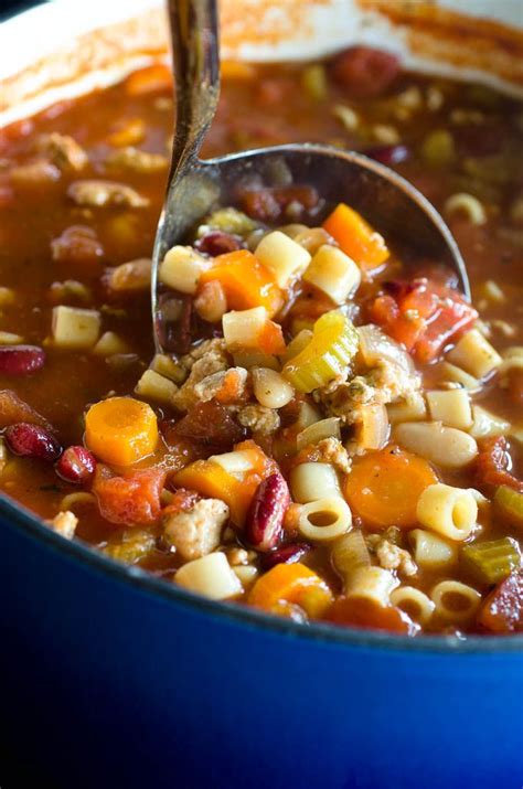 How does Pasta Fagioli with Sausage Soup (24775.3) fit into your Daily Goals - calories, carbs, nutrition