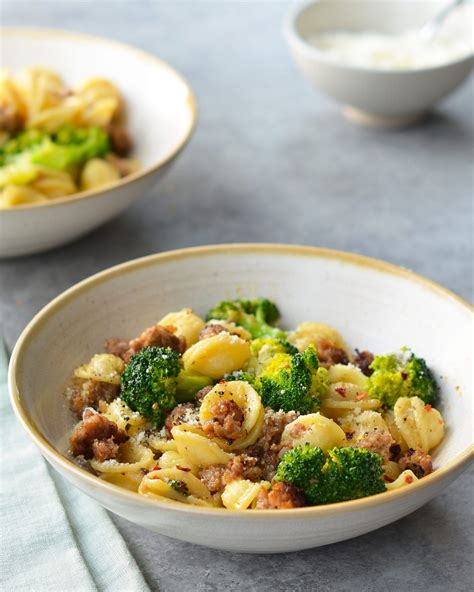 How does Pasta Orecchiette Broccoli & Pine Nuts fit into your Daily Goals - calories, carbs, nutrition