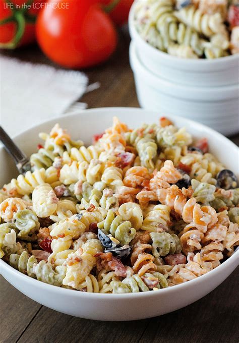 How does Pasta Salad with Bacon, Avocado and Ranch Dressing fit into your Daily Goals - calories, carbs, nutrition