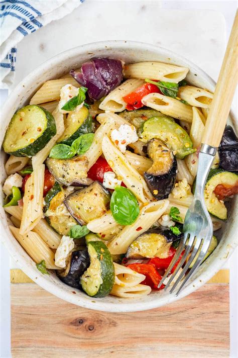 How does Pasta with Roasted Vegetables and Basil fit into your Daily Goals - calories, carbs, nutrition