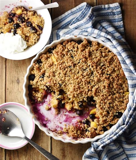 How does Peach Blueberry Crumble fit into your Daily Goals - calories, carbs, nutrition