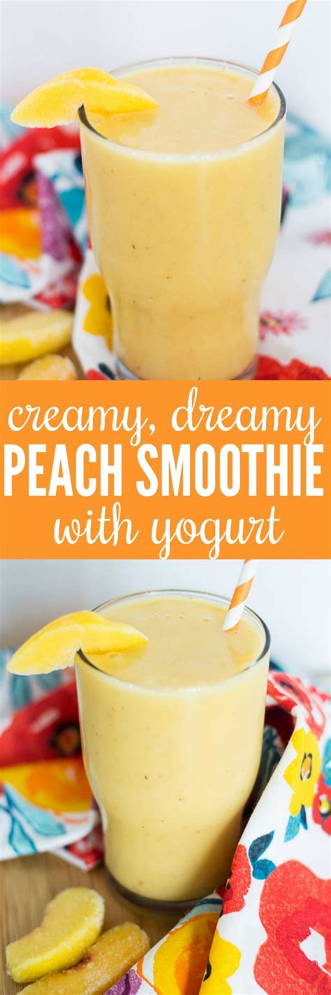 How does Peach Yogurt Smoothie fit into your Daily Goals - calories, carbs, nutrition