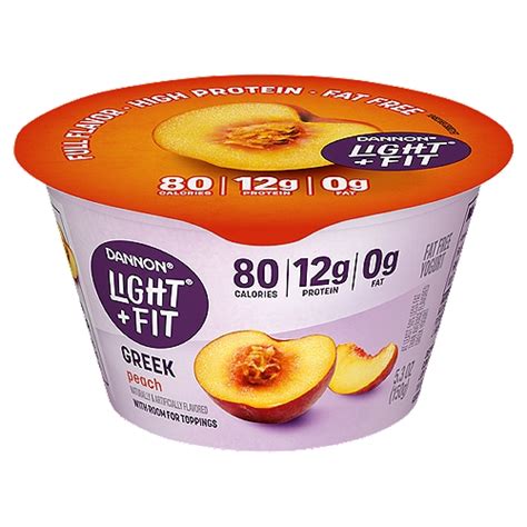 How does Peach Yogurt fit into your Daily Goals - calories, carbs, nutrition