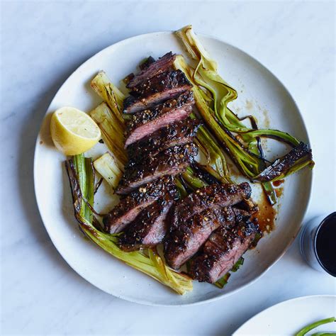 How does Pepper Crusted Skirt Steak fit into your Daily Goals - calories, carbs, nutrition