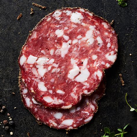 How does Peppered Salame fit into your Daily Goals - calories, carbs, nutrition