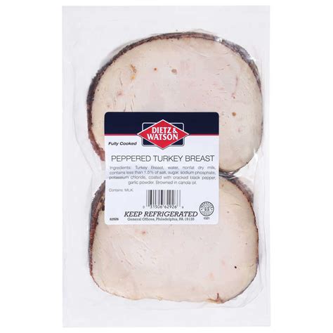 How does Peppered Turkey Breast fit into your Daily Goals - calories, carbs, nutrition
