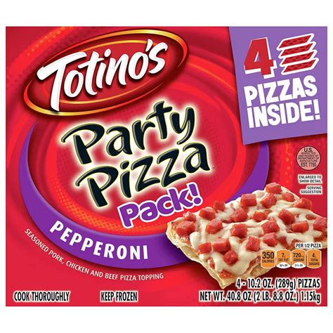 How does Pepperoni Party Pizza fit into your Daily Goals - calories, carbs, nutrition
