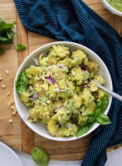 How does Pesto Potato Salad fit into your Daily Goals - calories, carbs, nutrition