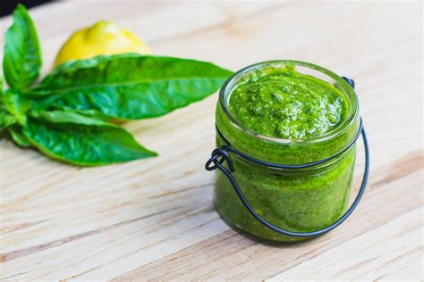 How does Pesto Sauce, Sweet Basil fit into your Daily Goals - calories, carbs, nutrition