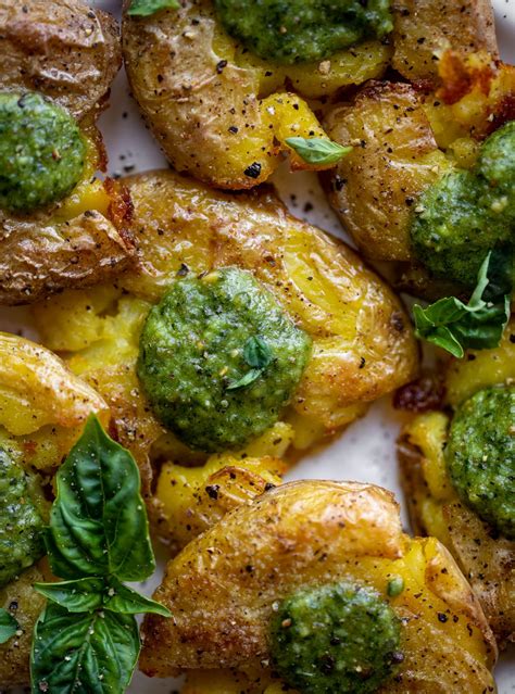 How does Pesto Smashed Potatoes fit into your Daily Goals - calories, carbs, nutrition