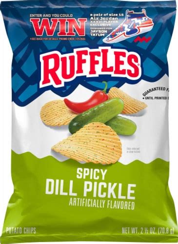 How does Pickle Dill Chips 1/2 oz fit into your Daily Goals - calories, carbs, nutrition