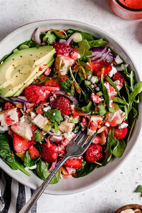 How does Pickled Strawberry Salad with Chicken fit into your Daily Goals - calories, carbs, nutrition