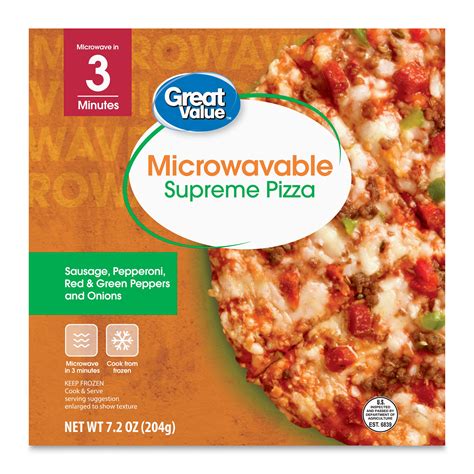How does Pizza - Microwave Rising Crust Supreme fit into your Daily Goals - calories, carbs, nutrition