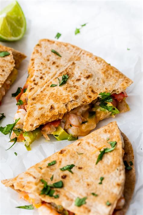 How does Poblano Shrimp Quesadilla (64054.1) fit into your Daily Goals - calories, carbs, nutrition