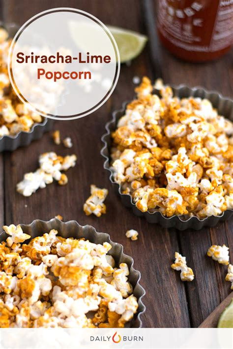 How does Popcorn Sriracha Lime 1/2 Cup fit into your Daily Goals - calories, carbs, nutrition