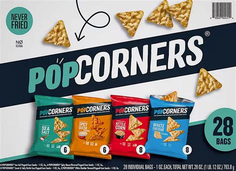 How does Popcorners fit into your Daily Goals - calories, carbs, nutrition