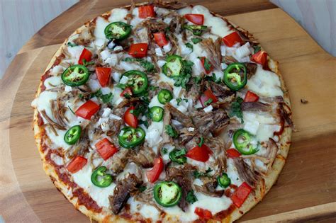 How does Pork Carnitas Flat Bread Pizza fit into your Daily Goals - calories, carbs, nutrition