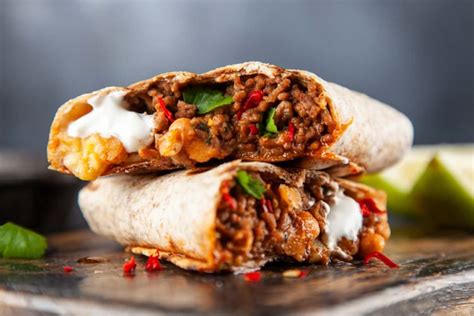 How does Pork Chilli Burrito fit into your Daily Goals - calories, carbs, nutrition