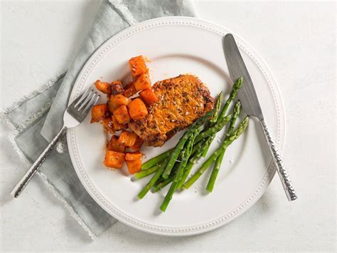 How does Pork Cutlet with Asparagus & Shiitake Stir Fry fit into your Daily Goals - calories, carbs, nutrition